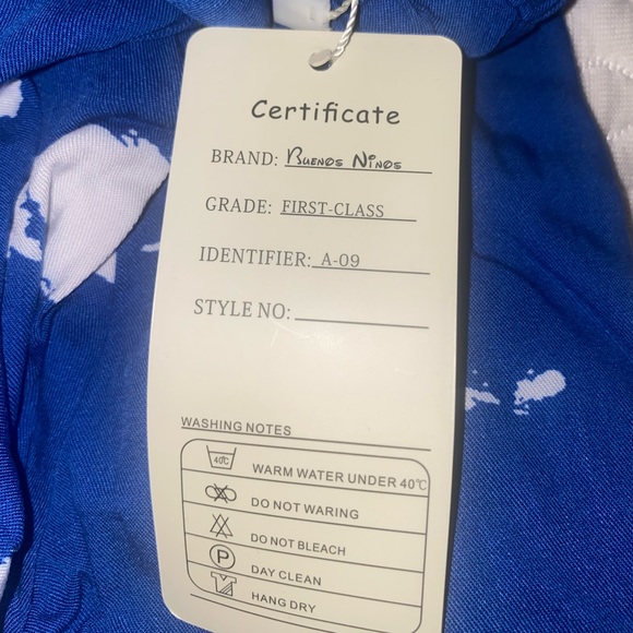 Blue tye dye yoga pants - Picture 3 of 9